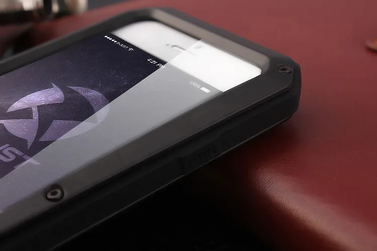 Apple iPhone 6 7 Plus X 4S 5S SEケース用アルミメタル防水ショックプルーフDoom Rugged Armorカバーケースfor iP 6 6S 8 Plus