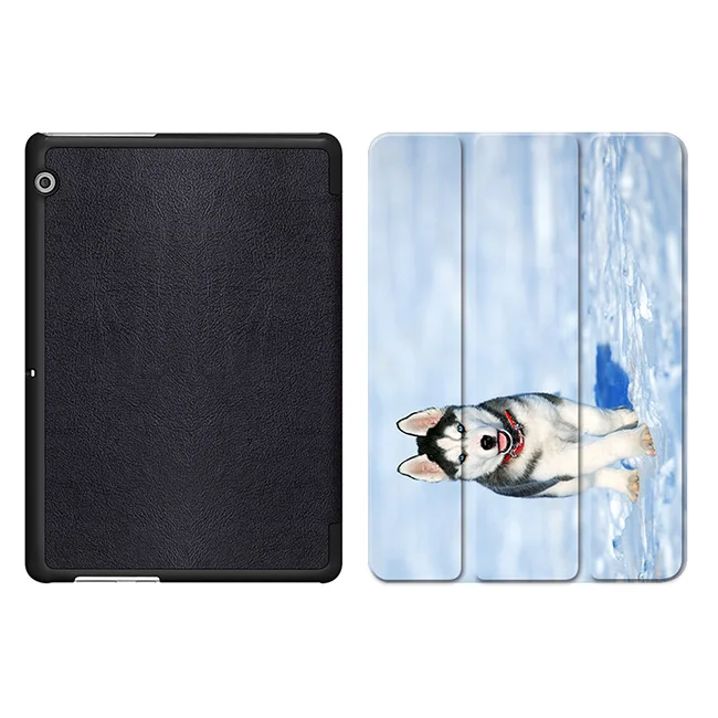 MTT Husky Dog из искусственной кожи чехол для huawei MediaPad T3 10 AGS-L09 AGS-L03 чехол для планшета чехол-подставка для huawei Honor Play Pad 2 9,6 - Цвет: WH001