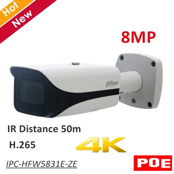 

8MP Dahua POE IP Camera IPC-HFW5831E-ZE IR Bullet Network IP Camera H.265 Outdoor IP67 IR distance 50m 2.7-12mm motorized lens