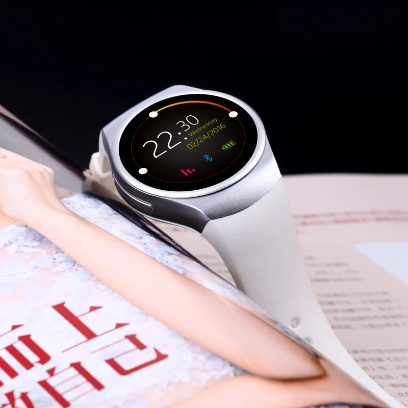 Новые Bluetooth Смарт часы телефон полный экран Поддержка SIM tf-карты Smartwatch сердечного ритма совместимый IOS и Android