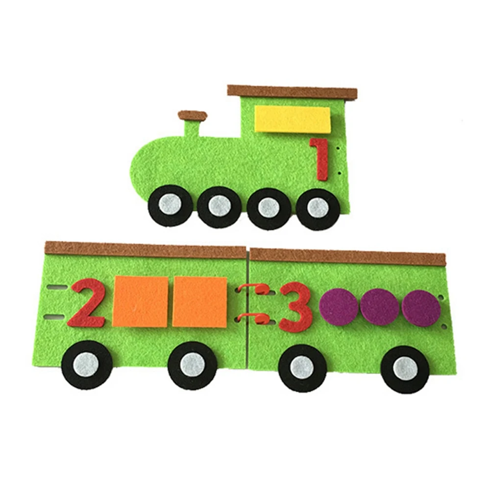  DIY Handmade Toys Children's Felt Non-woven Decor Educational Mathematics Cartoon Kindergarten Teac - 33036421638