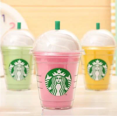 Free Shipping Starbuck power bank 5200MAh starbuck coffee cup external Portable backup Battery Charger universal with Package