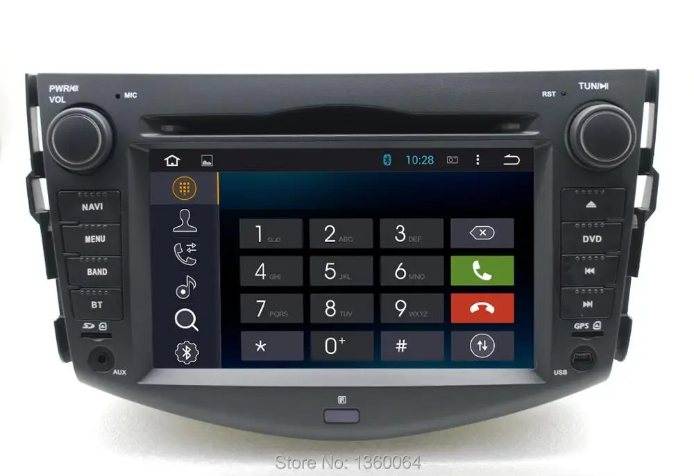 Best PX3 Quad Core 2G RAM Android 7.1 Car DVD GPS For Toyota rav4 2007 2008 2009 2010 2011 2012 Car Radio Stereo Bluetooth Wifi 3G 3