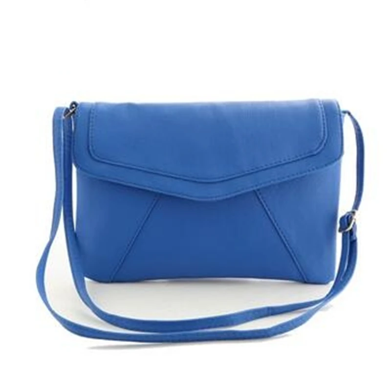 

Fashion Envelope Clutch Candy Color Women Messenger Bags Casual Women Bag Vintage PU Leather Women Shoulder Bag Free Shipping