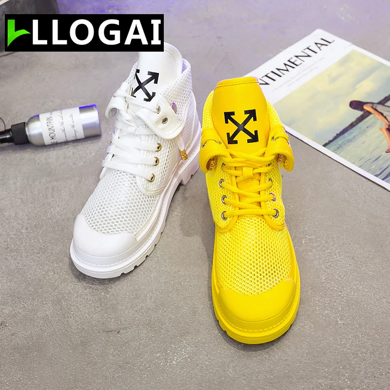 

High Top Round Toe Sneakers Women Vulcanized Shoes Comfortable Rubber Casual Women Shoes Flats Ladies Shoes Spring Shoes Woman