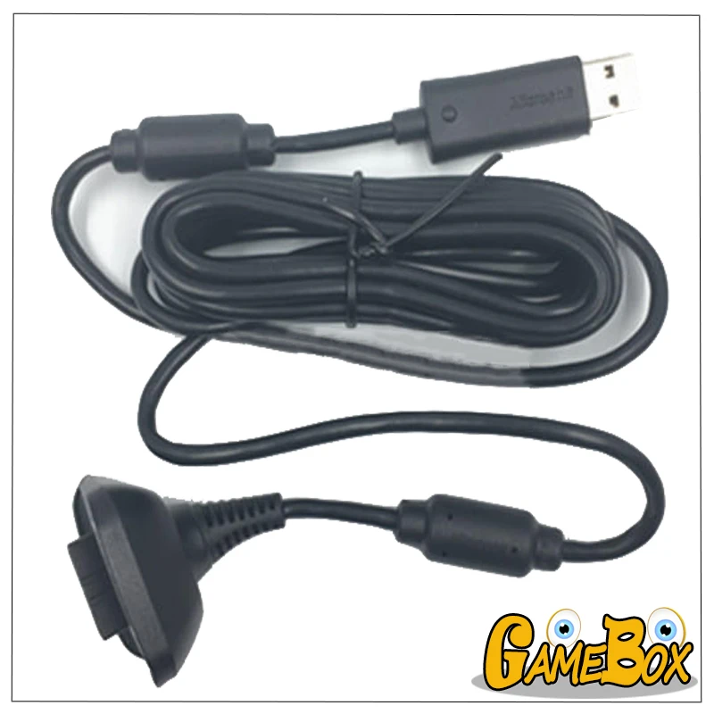 Original USB Play Charge Cable Cord Adapter For Xbox 360 USB Charging Cable Charger for Xbox 360