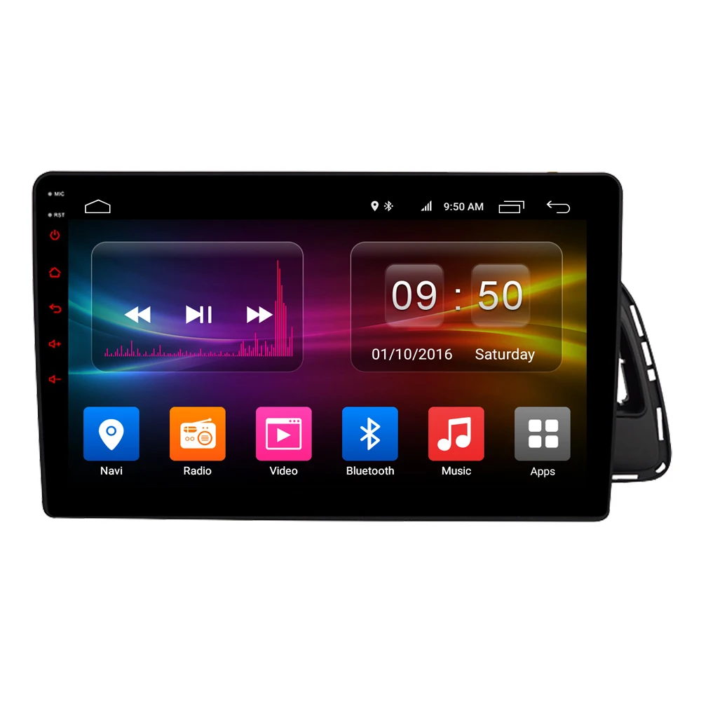 Top RoverOne Car Multimedia Player For Audi Q5 2010 - 2018 Android 9.0 Autoradio Bluetooth Radio Stereo GPS Navigation DSP Head Unit 1