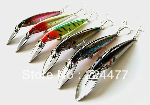 

13cm/35g 4 Size Suspension type Deep Dive Bait Big Game Sea Fishing Lures Professional Fishing Tackle Stainless Steel Lip