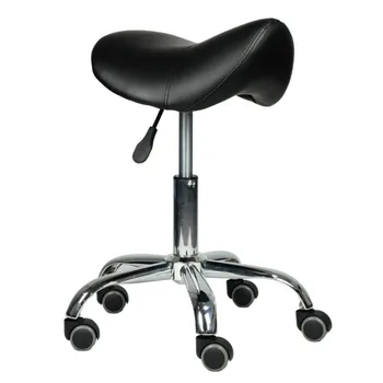 

Cosmetology Haircut Stool Creative Saddle Chair Lifted Swivel Chair with Footrest Adjustable Salon Chair Ergonomics Seat