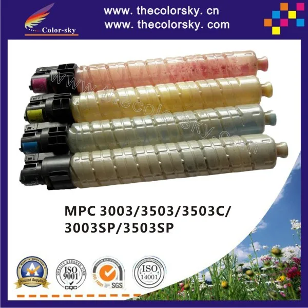 

(CS-RC3503) toner laser cartridge for Ricoh MPC3003 MPC3503 MPC3003SP MPC3503SP MPC3503C KCMY (29.5K/18K pages) free Fedex