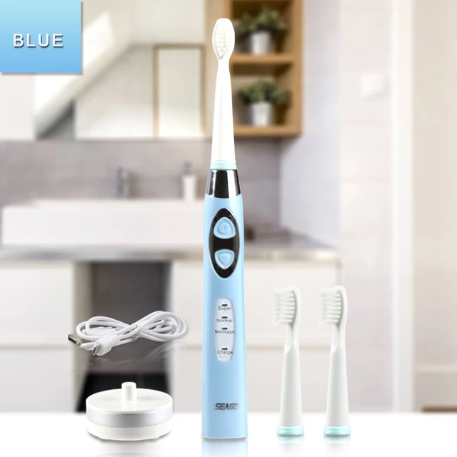 SEAGO Electric Rechargeable Toothbrush Automatic Toothbrush with Timer