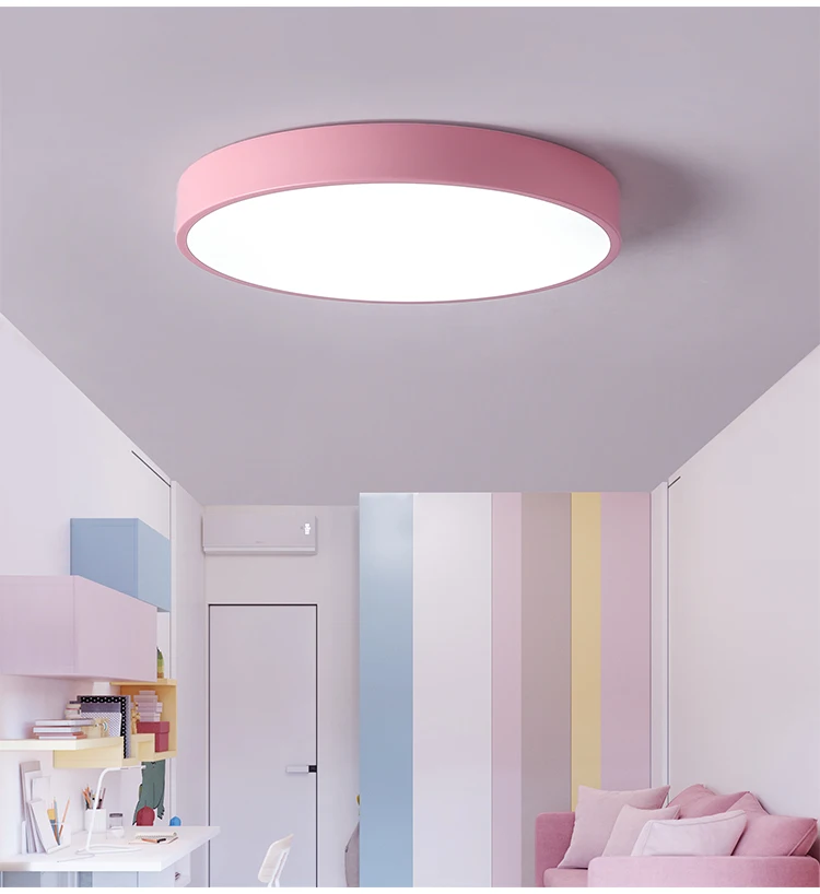 LED Ceiling Lights Modern Lamp Living Room Lighting Fixtures Bedroom Children room Nordic Round Kitchen lighting Remote Control
