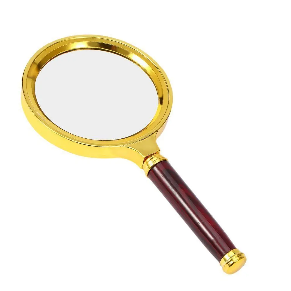 10X Portable 60mm 70cm 80cm 90cm Magnifying Glass Handheld High