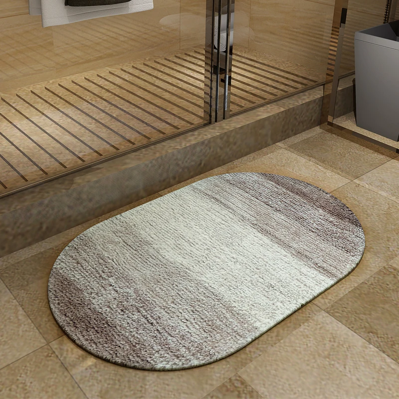 

PAYSOTA New Blue Pink Coffee Bathroom Mat Antiskid Mini Cute Thick FLoor Mats