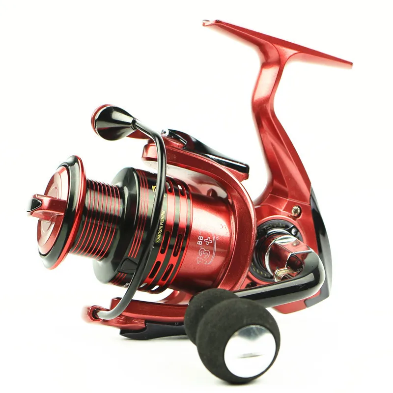 All metal arm 13+1BB spinning fishing reel EVA Handle