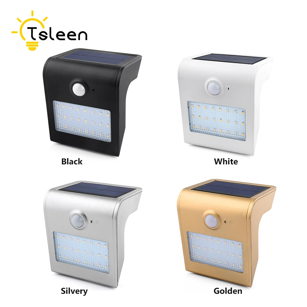 

Solar Power 24 LED Solar light IP65 Outdoor Wall LED Solar lamp With PIR Motion Sensor Night Security Bulb Street Garden lamp