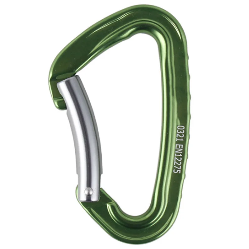 

D Carabiner 24Kn Screw Locking Rock Climbing Carabiner Lock Buckle Rescue Mountaineering Equipment