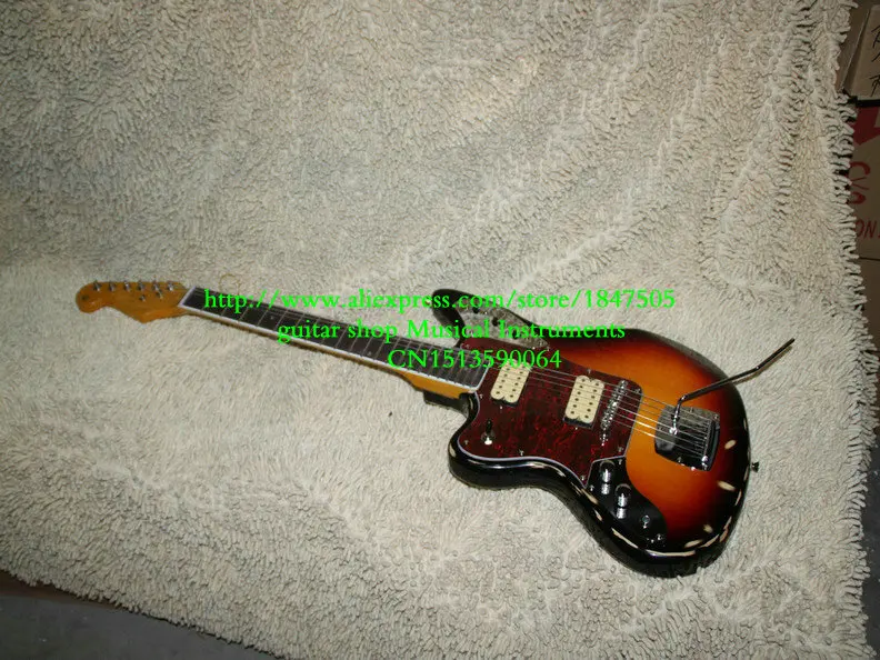 Left Hand Guitar Custom Old Electric Guitar Sunburst VOS