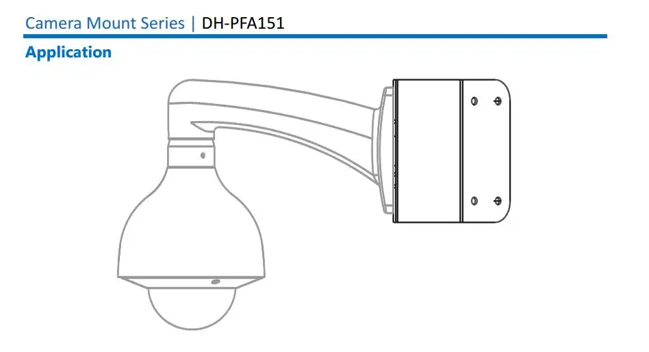 DH PFA151 крепежный кронштейн для держателя для DH купол пуля PTZ Камера как SD6C230U-HNI IPC-HFW1320S IPC-HDW1320S SD29204T-GN