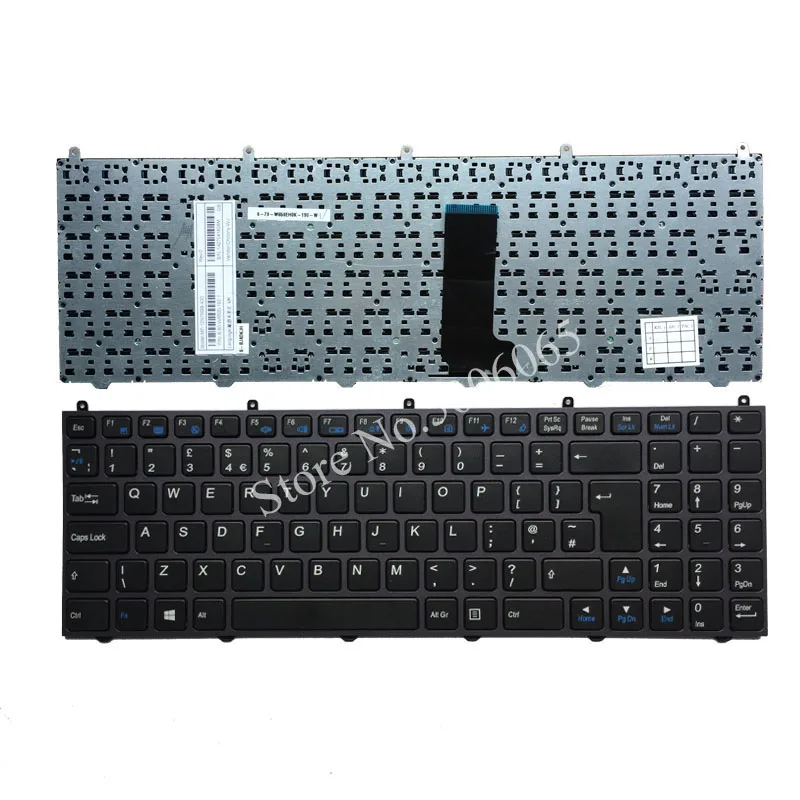

New UK Keyboard FOR HASEE DNS Clevo K610C K650D k590C K570N laptop keyboard