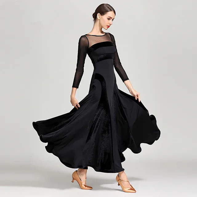 Women Ballroom Dance Competition Dresses Ladies Modern Waltz Tango Standard Women Dress High Quality Performance Dancwear