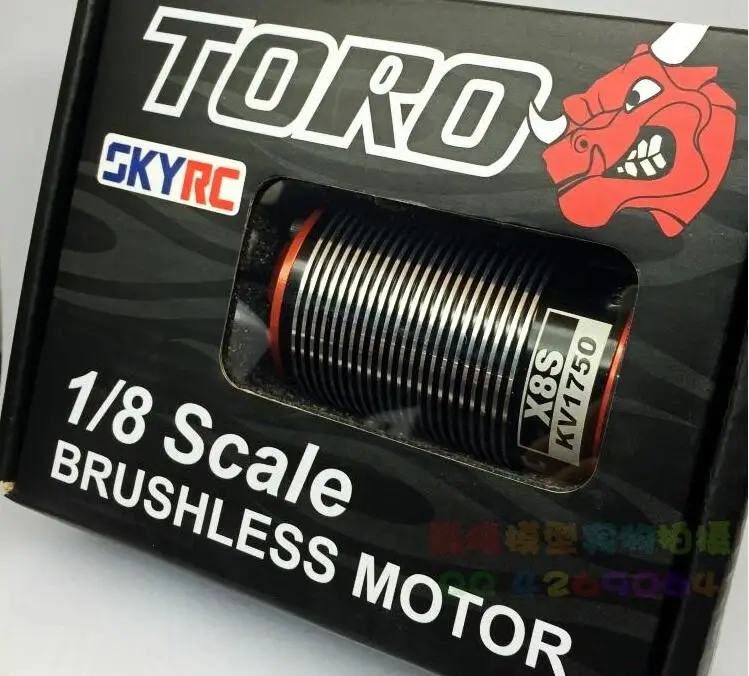 

SKYRC TORO 1/8 RC Model ARES X8S 1450 1650 1750 KV 4 Poles Sensored Brushless Motor