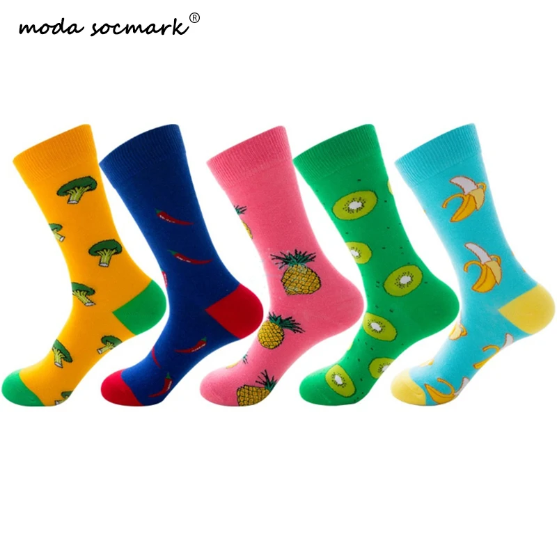 Носки для скейтборда Moda sockmark мужские носки в стиле хип-хоп с фруктовым овощом