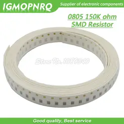 300 шт. 0805 SMD резистор 150K ohm Резистор проволочного чипа 1/8W 150K Ом 0805-150K