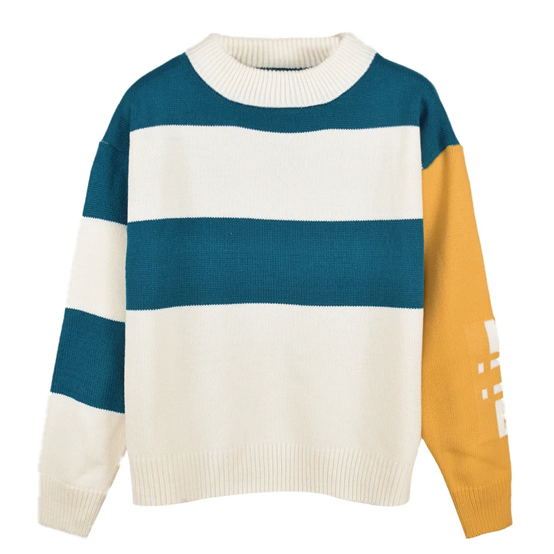 fashion Simple sweet sweater female casual rewind wild