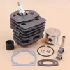 45mm Cylinder Head Piston Bearing Intake Manifold Gasket Kit For Husqvarna 55 51 50 Chainsaw Engine Motor Parts Nikasil Plate 1