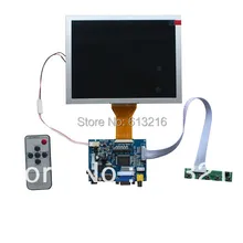 HDMI+ VGA+ AV контроллер для жидкокристаллического дисплея на тонкоплёночных транзисторах доска+ клавиатура OSD с кабелем от ulanzi+ дистанционное управление с получать+ EJ080NA-05A с 800*600