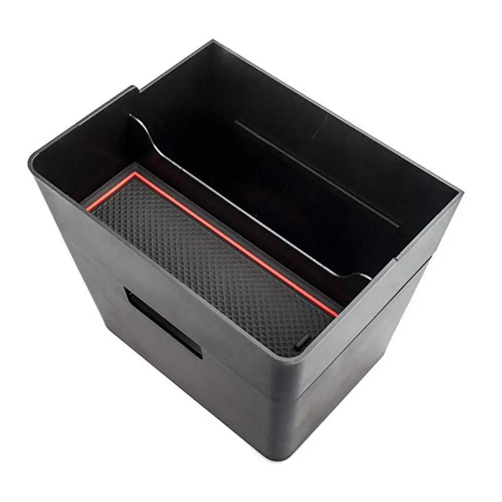 

Car Center Console Trash And Storage Bin For Tesla Model 3 Garbage Can Washable Trashcan And Tray Organizer Accessories Kit
