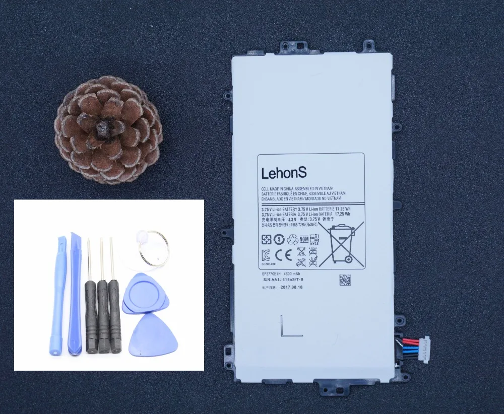 LehonS 1x4600 mAh таб планшет Замена батареи для Samsung galaxy Note 8 0 N5100 N5110 N5120 GT-N5100 SP3770E1H с