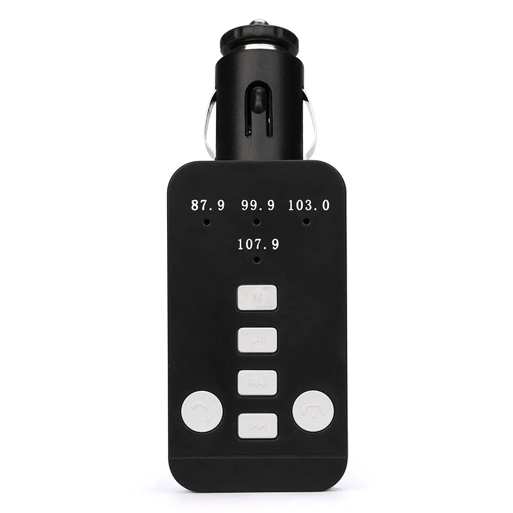 Bluetooth автомобильный комплект MP3-плеер fm-передатчик беспроводной радио адаптер USB зарядное устройство для устройства Handsfree динамик мобильный телефон для iphone 7 8X6