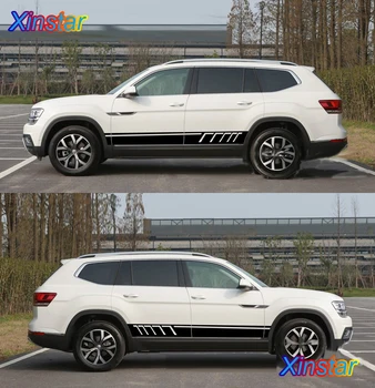 

2pcs/lot car side body decoration sticker For VK Volkswagen Tiguan