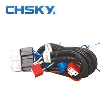 Chsky горячая Распродажа Водонепроницаемый 24 V 2 огни H4 жгут проводов для фар комплект реле CH-H4-2402ET