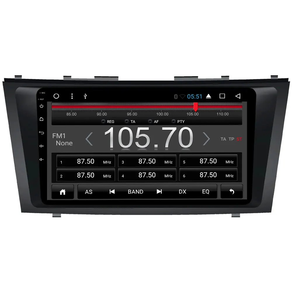 Best 9" IPS 4G DSP Carplay Android 8 Octa Core 4GB RAM 64GB ROM BT RDS FM Car DVD Multimedia Player Radio For Toyota Camry 2007-2011 2