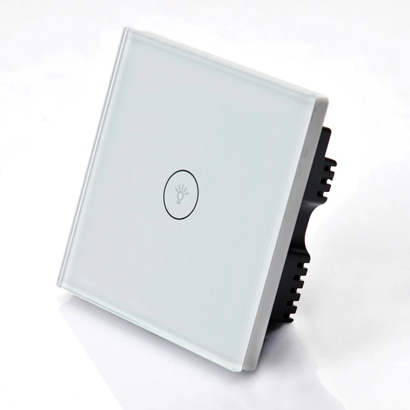 1 Gang сенсорный экран Walling домашней автоматизации wifi Smart Switch управление выключатель света для Светодиодный ного освещения