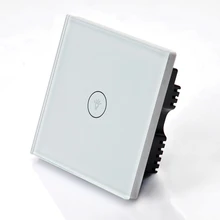 1 Gang Interruptor de Automação Residencial WI-FI Inteligente Controle de Toque Interruptor De Luz de Parede para a Iluminação LED