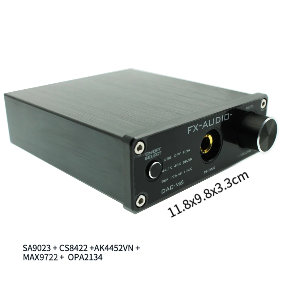 FX AUDIO DAC M6 MINI HiFi 2.0 Digital Audio Decoder DAC