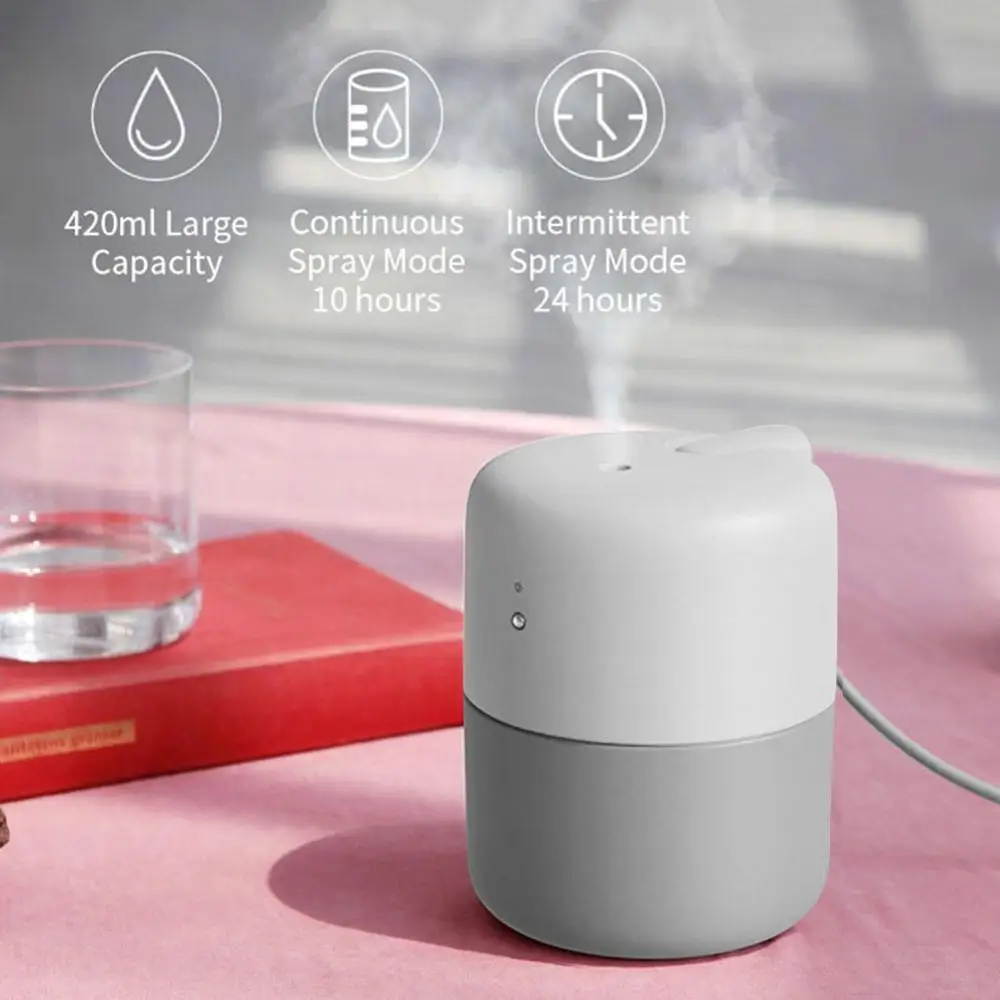 Preise Xiaomi VH 420ml Luftbefeuchter Mijia Mini USB Große Volumen Luftbefeuchter Smart Touch Schalter Luft Diffusor Reiniger Kühlen nebel Maker