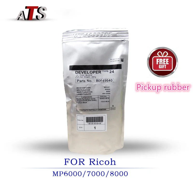 

900G toner developer powder For Ricoh type 24 MP6000 MP7000 MP8000 Photocopy machine code B0649640 compatible Developer Powder