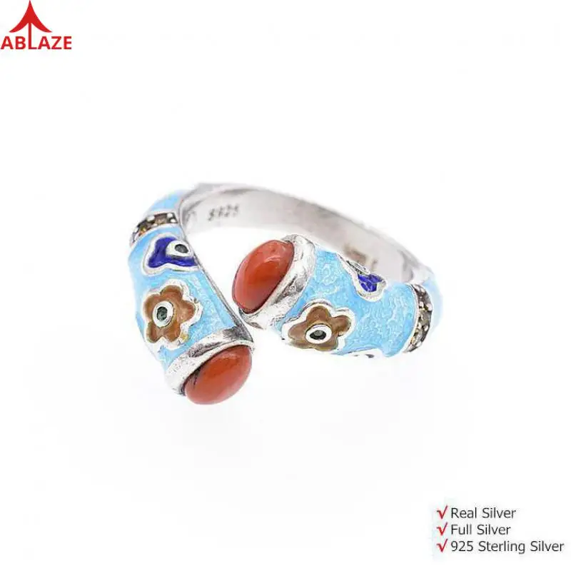 

Red Agate Gemstones Adjustable Rings For Women Fine Jewelry Rh076