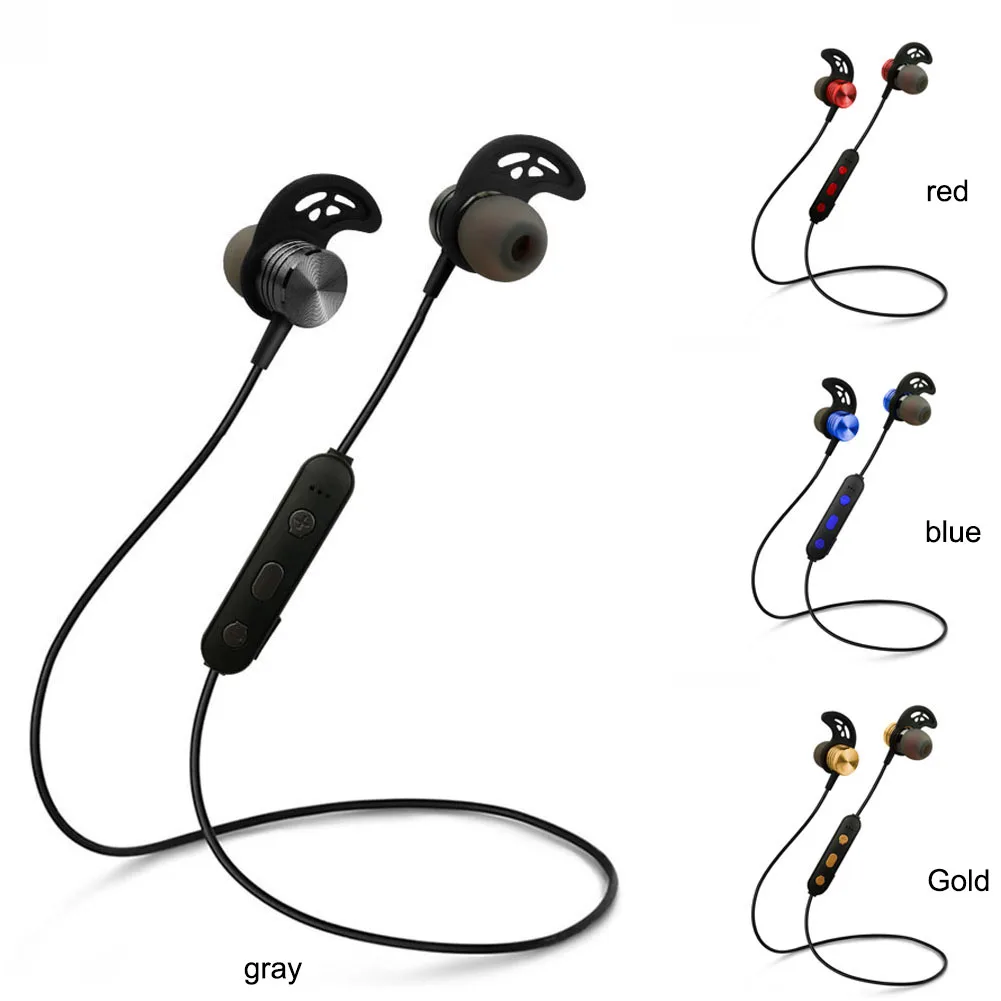 

Magnetic Wireless Sports Earphones Bluetooth Stereo Headphones for Phone