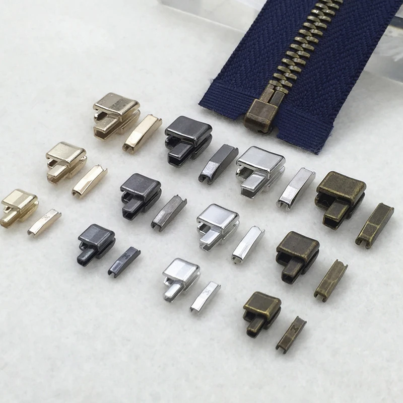 Metal Zipper Accessories Metal Zipper Stopper 5 Sets/lot Metal