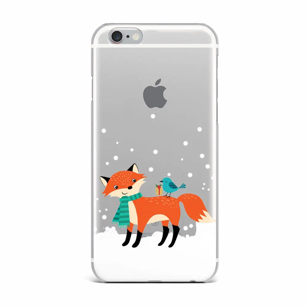 Подарки в виде животного лиса Сова Ститч коала панда Пингвин чехол для телефона для iPhone 11 pro max XR XS MAX X 6S 8 7 Plus 4S 5S Силиконовый ТПУ чехол - Цвет: TPU A25