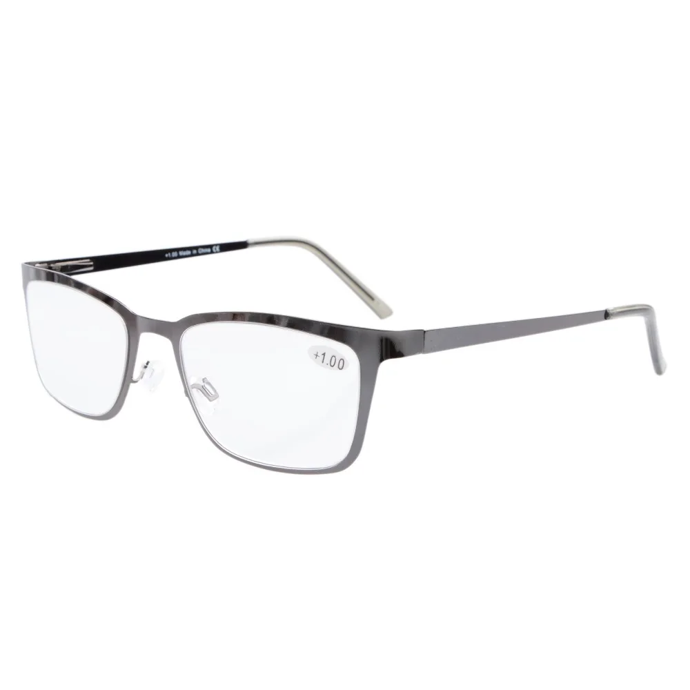 

R15013 Eyekepper Stainless Steel Frame Spring Hinges Reading Glasses Readers +0.5/0.75/1.0/1.25/1.5/1.75/2/2.25/2.5/2.75/3/3.5/4