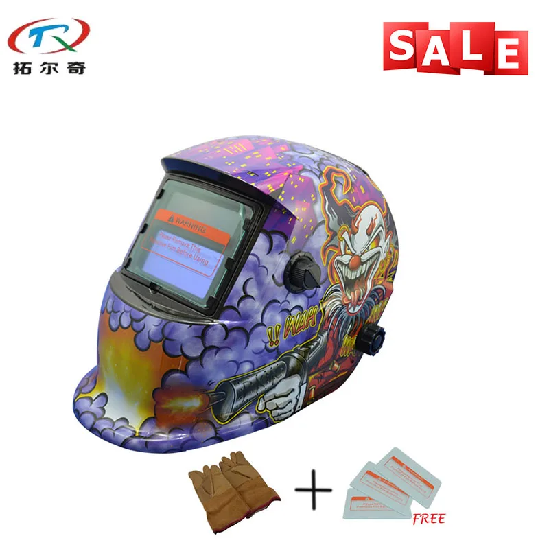 Монстр автоматический фильтр для воды дыхательной электронных Череп Авто Затемнение маски сварочный шлем TRQ-HD03-2233FF-YG