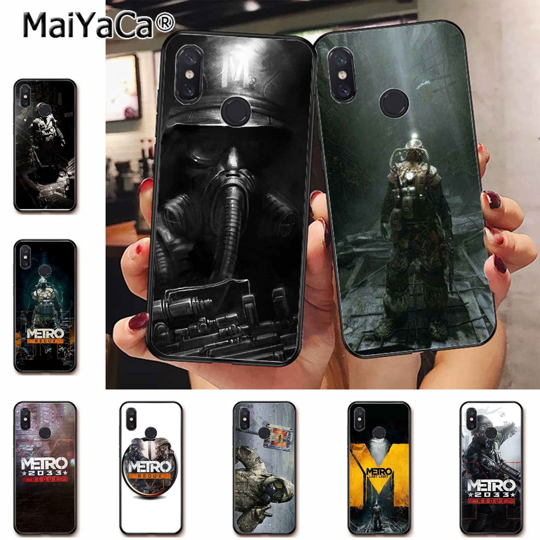 

MaiYaCa Game Metro 2033 Private customized phone case for xiaomi mi 6 8 se note2 3 mix2 redmi 5 5plus note 4 5 5 case coque