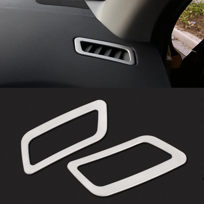 For Nissan X Trail T32 Rogue 2014 2015 2016 2017 2018 ABS Chrome Small Air Conditioning